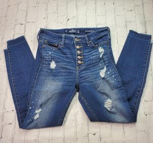 Hollister High Rise Super Skinny Crop Size:5R